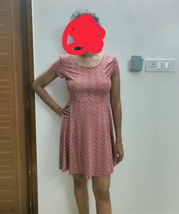 Red Floral Mini Dress | Selling at Half Price