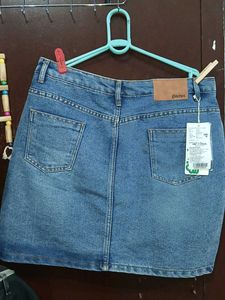 Denim Mini Skirt