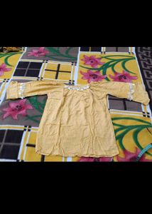 Set Of 2 Yellow &amp; Blue Tunic Top