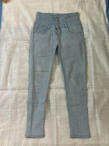 Light Blue High-Waisted Jeans