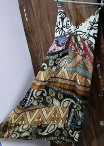 Bohemian Patchwork Sundress 46inch Length