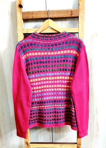 Rust Colour Pullover Size-40