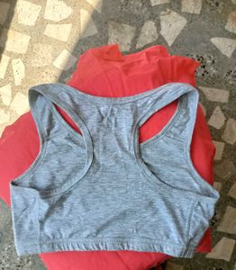 DressBerry Grey Sports Bra