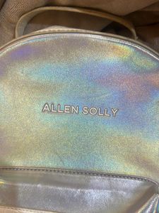 holo white allen solly backpack