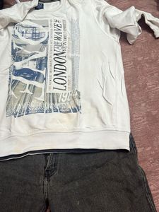 Men pullover and jeans combo