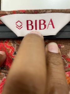 ✨Red Paisley Straight Kurti!Thrift Find🧡