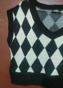 Argyle Knit Vest