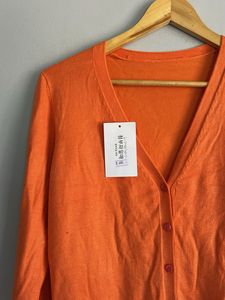Orange Cardigan