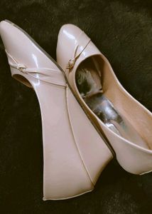 Wedges - Cream Heels