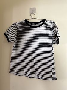 Striped Black & White Top Combo