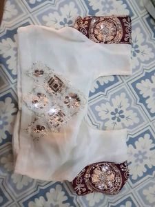 Festive Sequin Saree (Heavy Work)