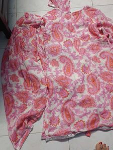 Paisley Print Kurta Set