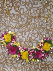 Floral Jewelry Set For Haldi Function 😍💛