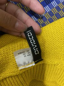 H&amp;M Crop Jumper Yellow