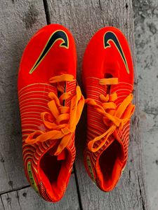 Orange  Soccer Cleats