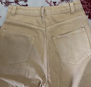 Beige Cargo Pants