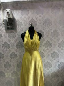 Elegant Gold Ethnic Gown