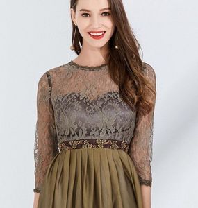 Elegant Lace Maxi Dress