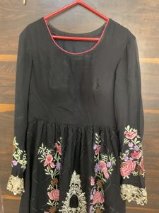 Elegant Black Ethnic Gown