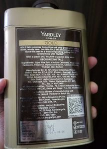 New Yardley GOLD TALCUM powder