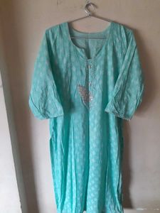 Beautiful Cyan Pearl Kurta ♡