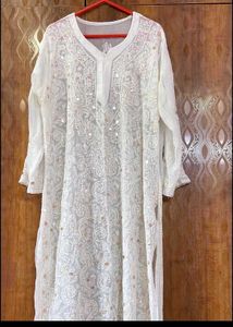 Chikankari Gota Patti Kurta