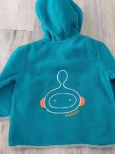 Cute Blue Fleece Jacket