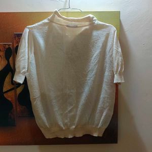 Cute Cream Top - made In Korea