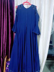 Cold Shoulder Gown