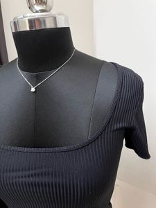 ZARA Black Basic Ribbed Top
