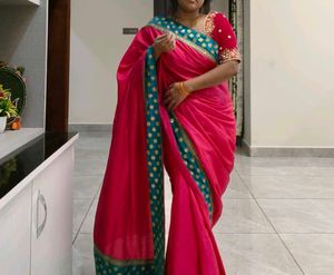 Elegant Pink Saree