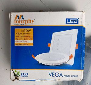 Murphy 10W Vega Round LED Cool White Panel Ceiling