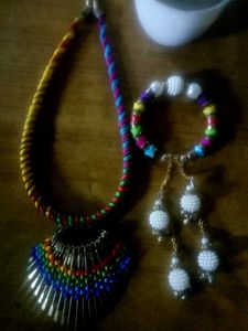 Stylish Jewelry Combo – Preloved Necklace + Bracel