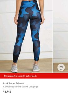 Rock Paper Scissors Camo Leggings