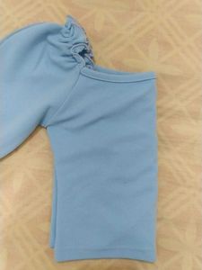 Sweetheart Neck Long Sleeves Gathered Top