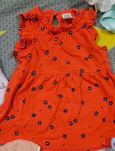 4 dress for baby girls 0 to 3 months - slightly us