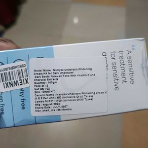 NAMYAA UNDERARM WHITENING KIT