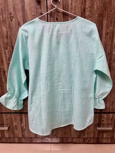 Green Ethnic Top