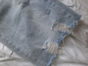 Price Drop!Light Blue Ripped Jeans