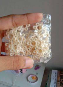 White Flower Beads