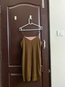 Brown Party Dress