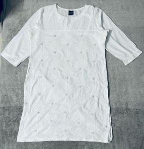 SOCH - White Embroidered Kurta