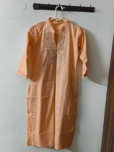 Elegant Peach Kurta