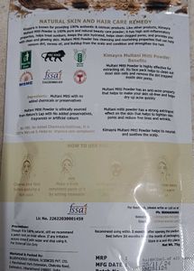 4 Pcs Of Multani Mitti (300 Gms) + Free Lipstick