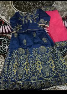 Cute Girls Lehenga Choli, Frock And Pyjama Set