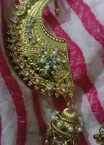 Elegant Gold &amp; Pearl Ear Cuffs