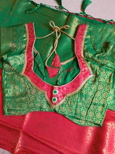 New Silk Saree With Blouse