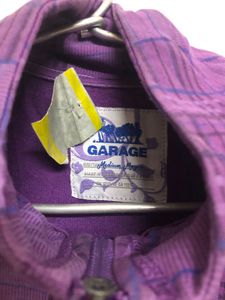 Garage Long Sleeve Purple Jacket
