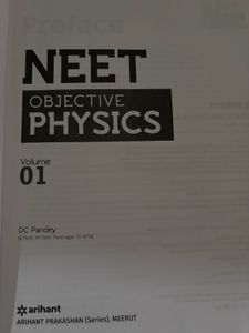 NEET Objective Physics Vol 01 New Unused