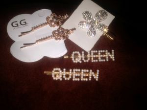 Set Of 3 Hair Clips
